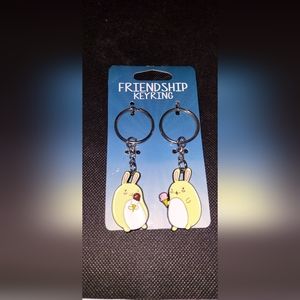 Cute Easter Bunny Key Chains  NEW Great Easter Basket Item!!